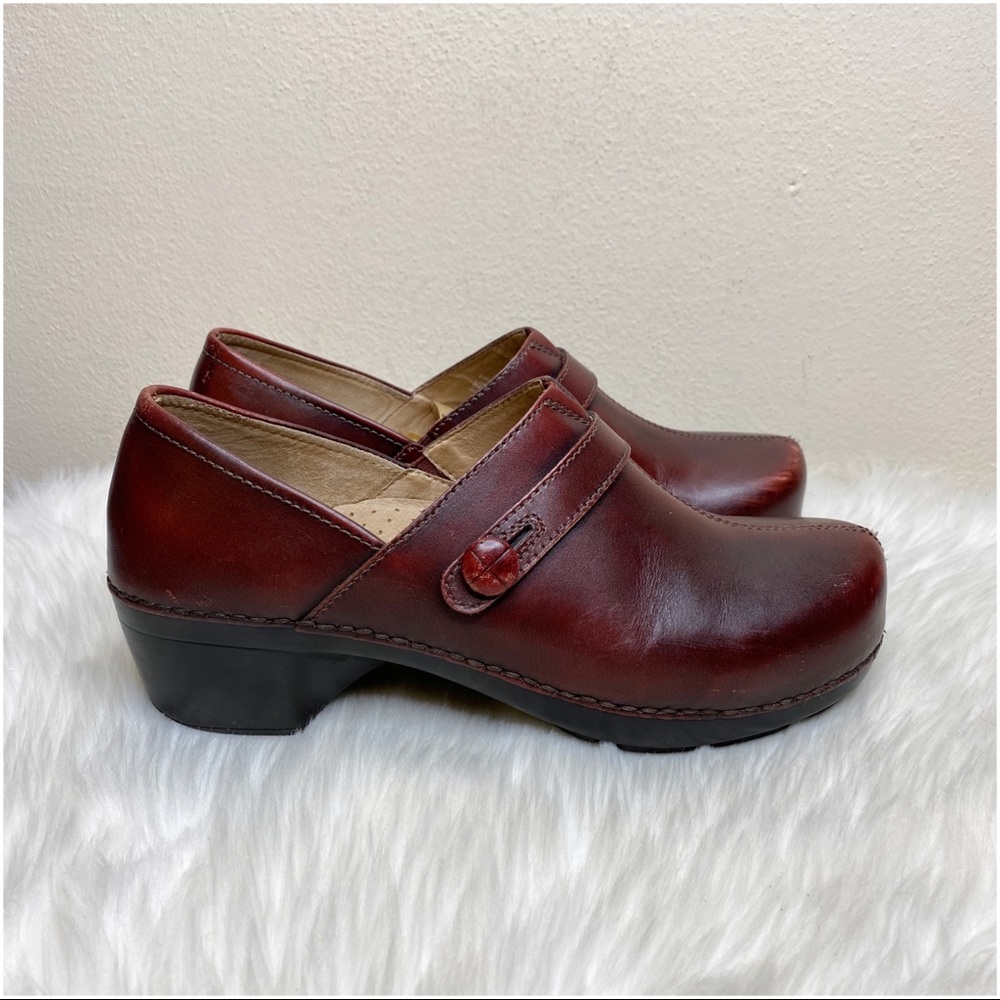 Dansko Leather Slip On Support Shoes